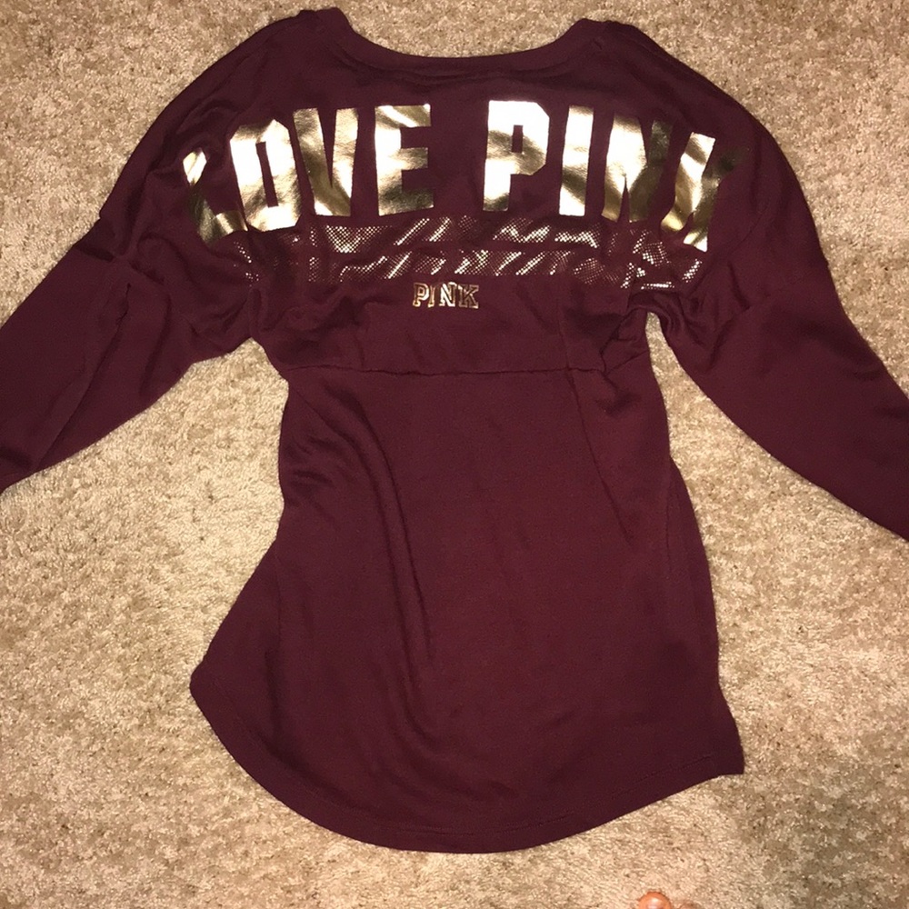 Maroon PINK sweater
